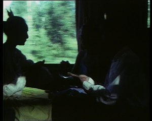 In the train to Tampere